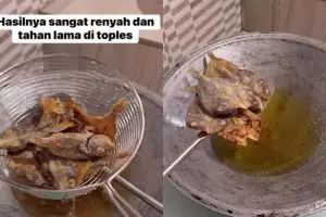 Goreng ikan asin masih sering alot hasilnya? Coba trik ini biar lebih renyah dan tahan lama disimpan