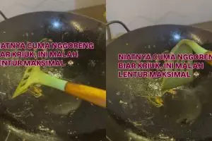 Disebut tahan panas, wanita ini justru dapati spatula silikon lentur saat dipakai, begini penyebabnya