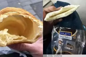 Ketika harapan tak sesuai realita, 13 potret apes makan roti ini bikin geleng kepala