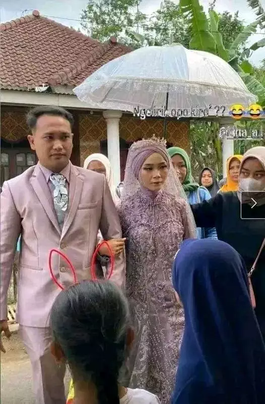 lingkaran merah mengecoh mata © berbagai sumber