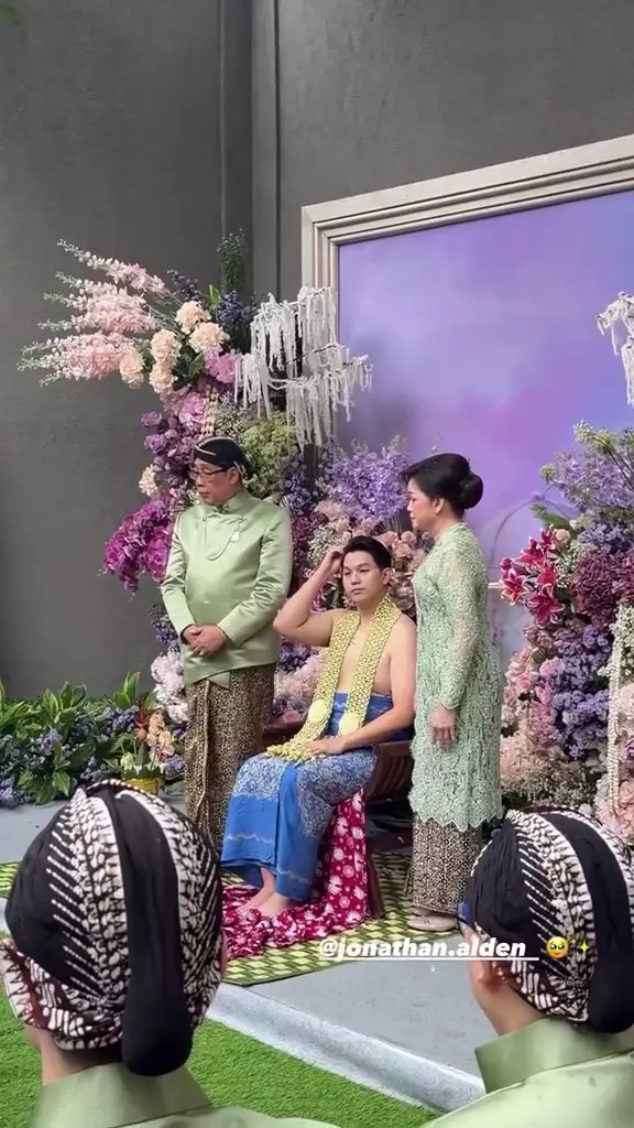 Brisia Jodie dan Jonathan Alden jalani siraman sebelum menikah © 2025 brilio.net