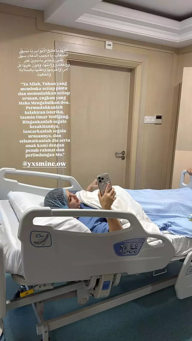 persalinan anak kedua Yasmine Ow © Instagram