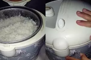 Bukan dilapisi kain, ini cara bikin nasi tak cepat kering dan berkerak meski disimpan di rice cooker