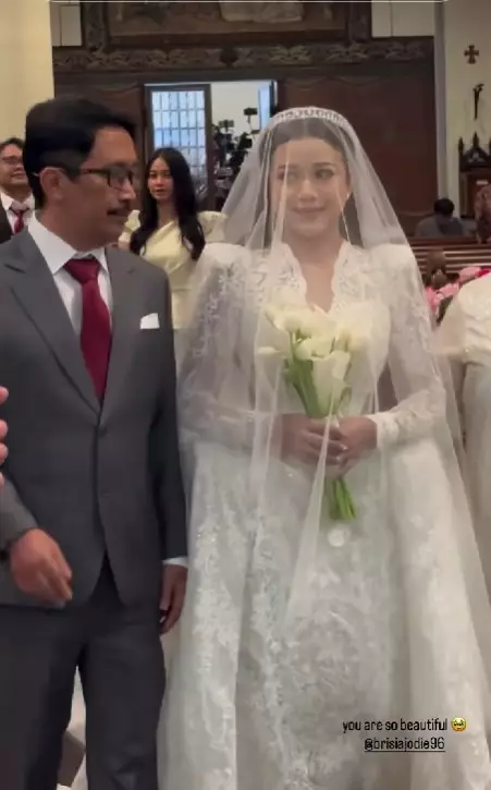 pemberkatan nikah Brisia Jodie © berbagai sumber pemberkatan nikah Brisia Jodie © berbagai sumber