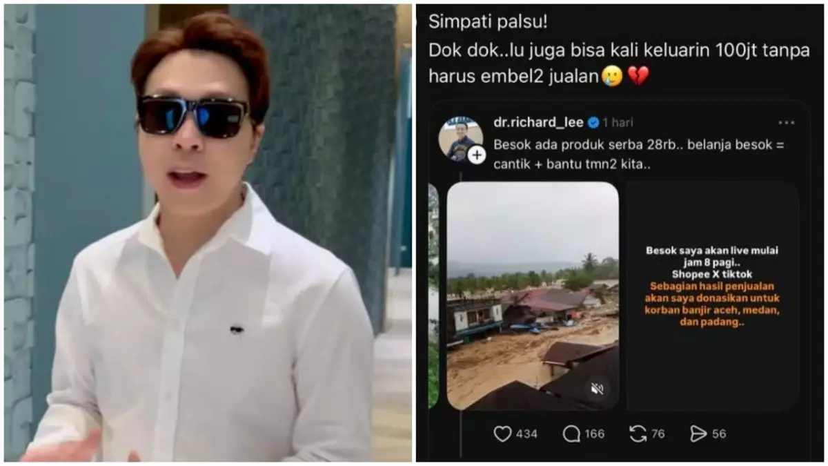 Dikecam gegara donasi korban banjir tapi nyambi promosi produk, Dokter Richard Lee tegaskan hal ini