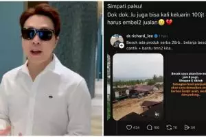 Dikecam gegara donasi korban banjir tapi nyambi promosi produk, Dokter Richard Lee tegaskan hal ini