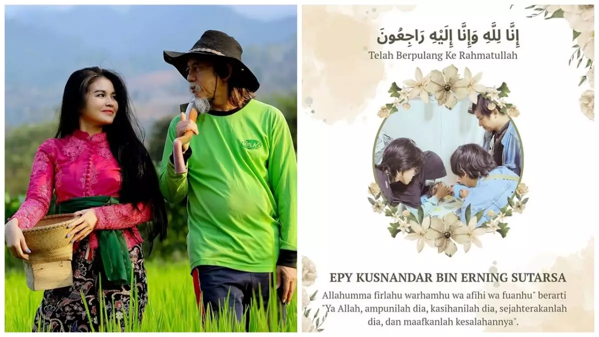 Momen haru Karina Ranau dampingi jenazah Epy Kusnandar di ambulans, tangisnya bikin pilu