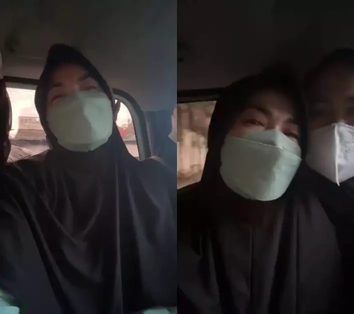 Karina Ranau menangis minta doa antar jenazah Epy Kusnandar © 2025 brilio.net