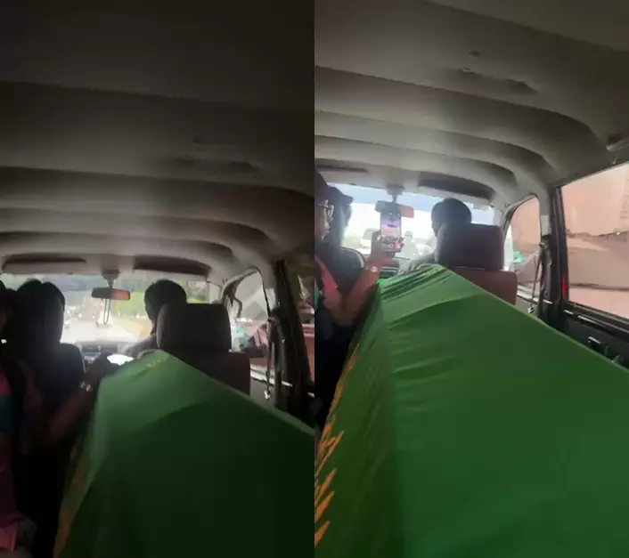 Karina Ranau menangis minta doa antar jenazah Epy Kusnandar © 2025 brilio.net