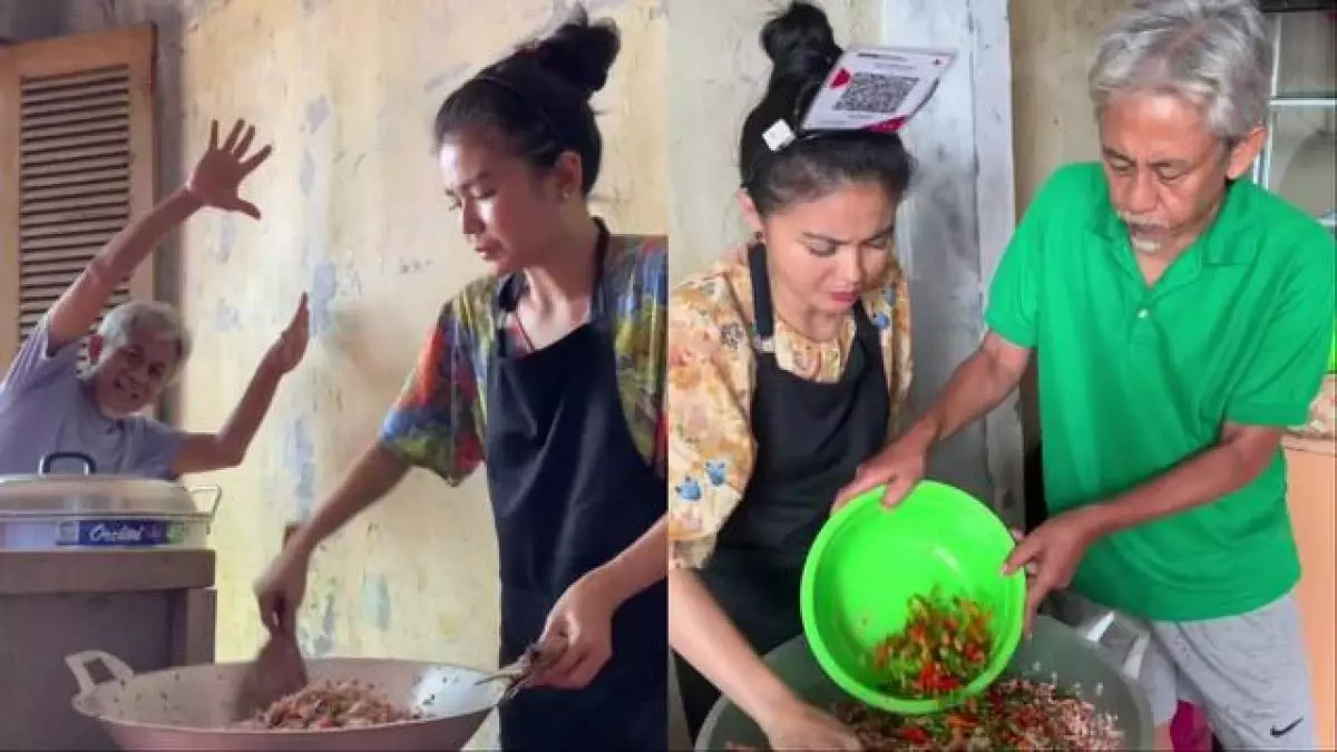 Potret kenangan Epy Kusnandar dan Karina Ranau, hidup sederhana jualan Jukut Goreng bareng