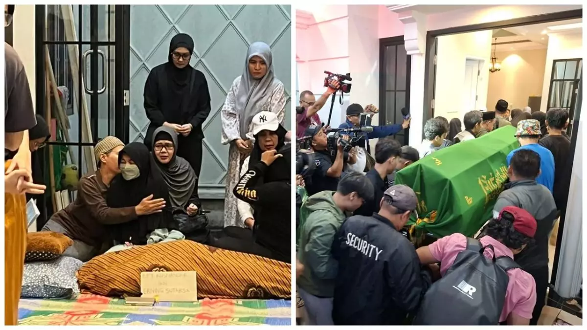 Batal dimakamkan di samping ibu di Garut, ini 9 potret haru pemakaman Epy Kusnandar