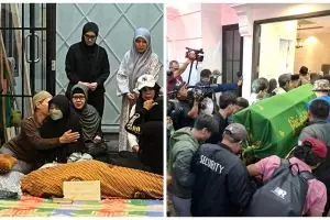 Batal dimakamkan di samping ibu di Garut, ini 9 potret haru pemakaman Epy Kusnandar