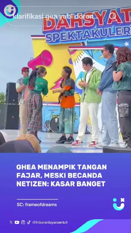 Ghea Youbi dikritik imbas tepis tangan Fajar Sadboy © berbagai sumber Ghea Youbi dikritik imbas tepis tangan Fajar Sadboy © berbagai sumber