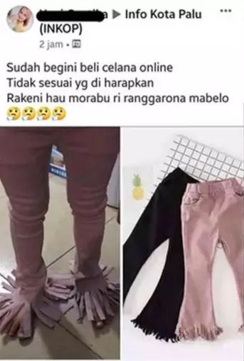 momen apes beli celana © berbagai sumber