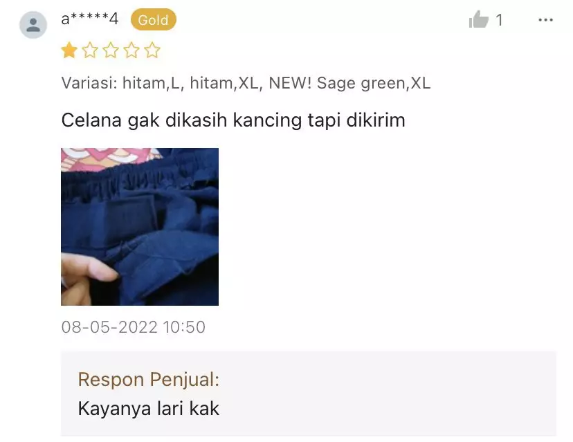 momen apes beli celana © berbagai sumber