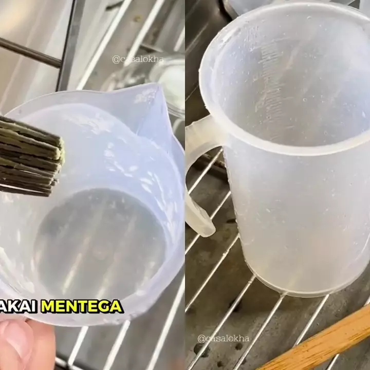 Usai baking, alat dapur jadi licin karena penuh mentega? Coba bersihkan pakai cara ini biar sat-set