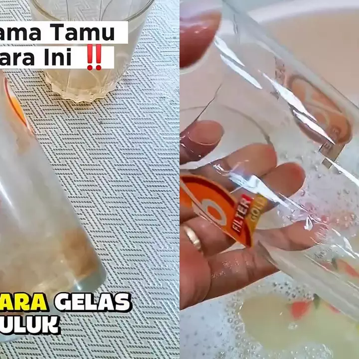Gelas kaca jadi buram karena noda kerak? Cukup rendam 30 menit dalam cairan ini biar bening lagi 