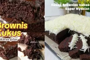 9 Resep brownies kukus ala rumahan simple dan lembut, anti gagal buat pemula