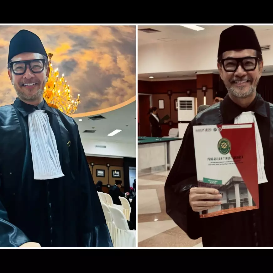Dari aktor kini geluti profesi pengacara, ini 9 potret Ferry Salim jalani prosesi sumpah advokat