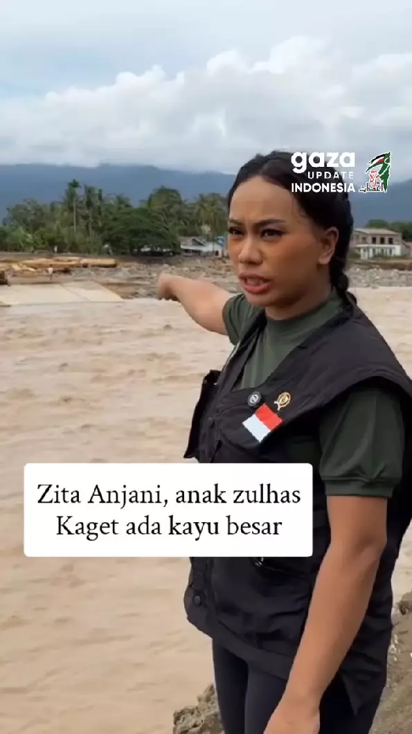 Zita Anjani komentari tumpukan kayu © Instagram