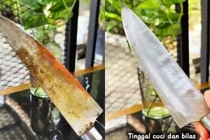 Noda kunyit di pisau mulai mengerak? Coba gosok pakai 2 bahan dapur ini agar bersih lagi tanpa bekas
