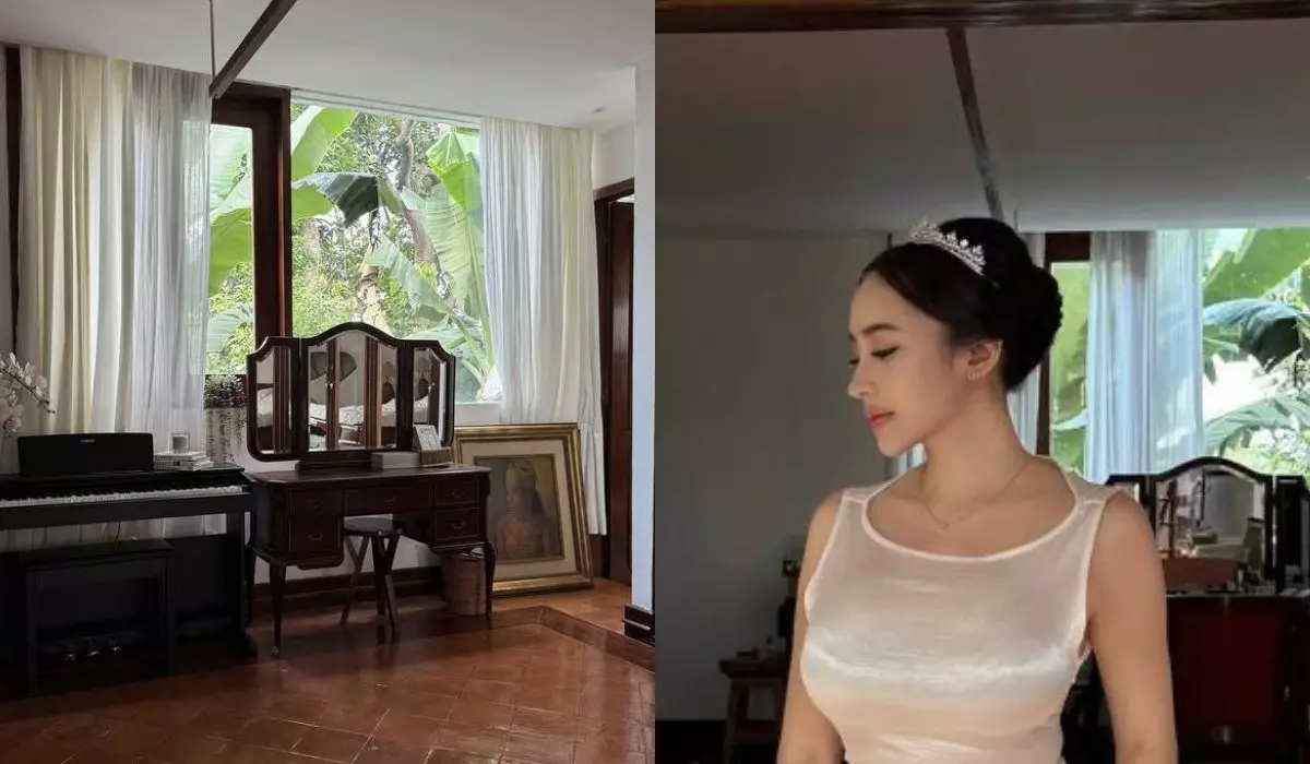 Potret kamar tidur Amanda Zahra, desain estetik bikin betah