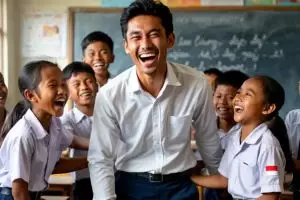 50 Pantun lucu akhiran “A” untuk anak SD, lucu, ringan, dan mudah diingat