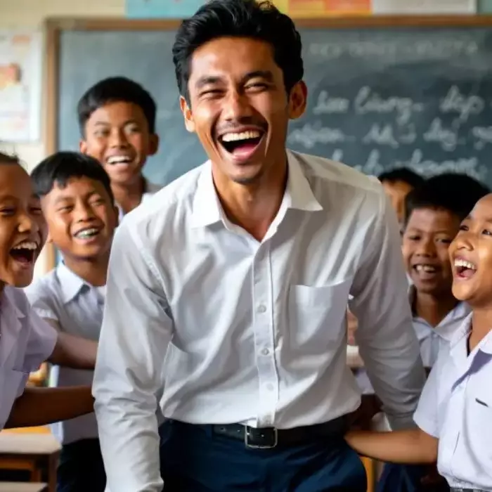 50 Pantun lucu akhiran “A” untuk anak SD, lucu, ringan, dan mudah diingat