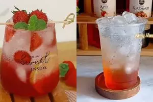 9 Resep minuman squash rasa buah yang segar dengan warna cantik untuk ide jualan atau pelepas dahaga
