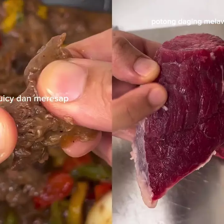 Bukan pakai baking soda atau nanas, wanita ini bagikan trik masak daging sapi lokal biar empuk 