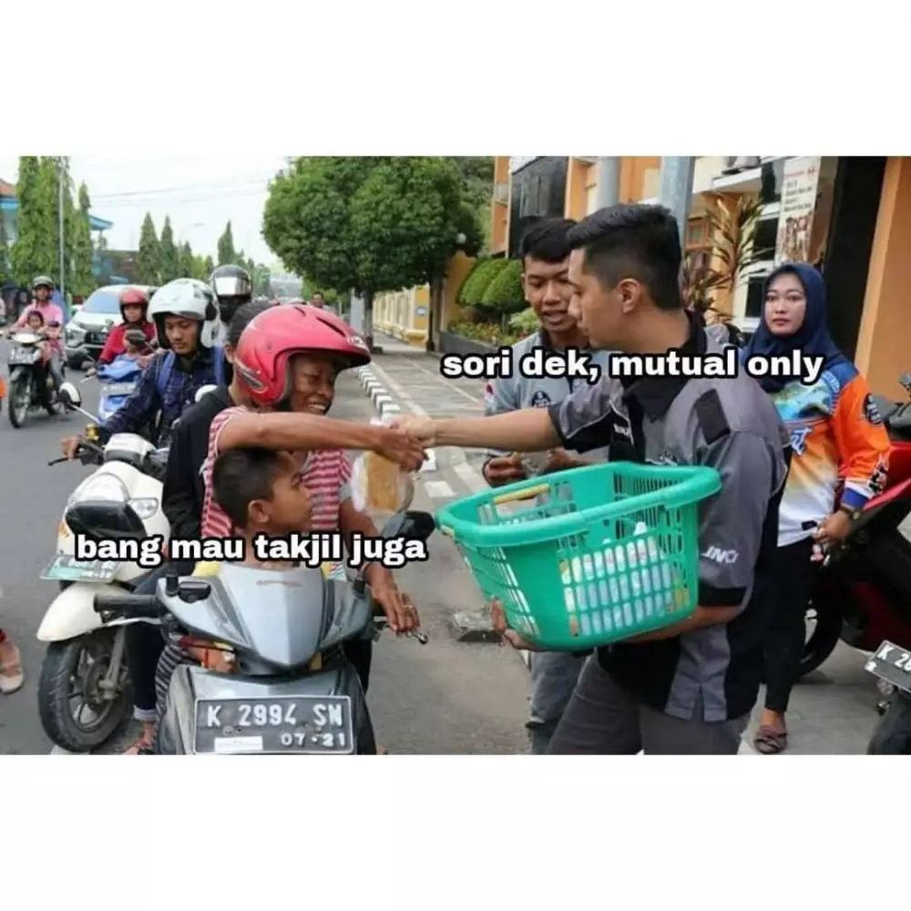meme percakapan dua orang © Instagram meme percakapan dua orang © Instagram