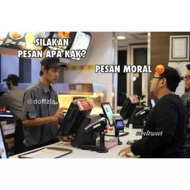 meme percakapan dua orang © Instagram meme percakapan dua orang © Instagram