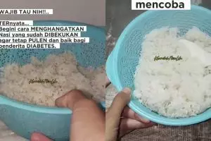 Ingin nasi tetap pulen meski sudah dibekukan di freezer? Coba hangatkan pakai cara ini biar lebih enak