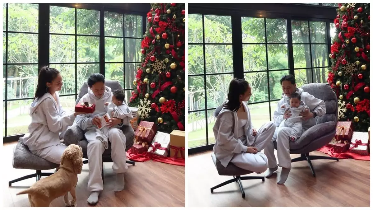 9 Potret Erika Carlina rayakan ultah DJ Bravy bareng sang anak, ucap eks pacar sosok berhati baik