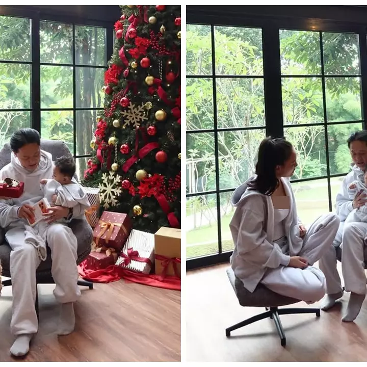 9 Potret Erika Carlina rayakan ultah DJ Bravy bareng sang anak, ucap eks pacar sosok berhati baik