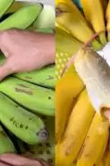 Cara alami mematangkan pisang mentah agar kuning sempurna tanpa karbit
