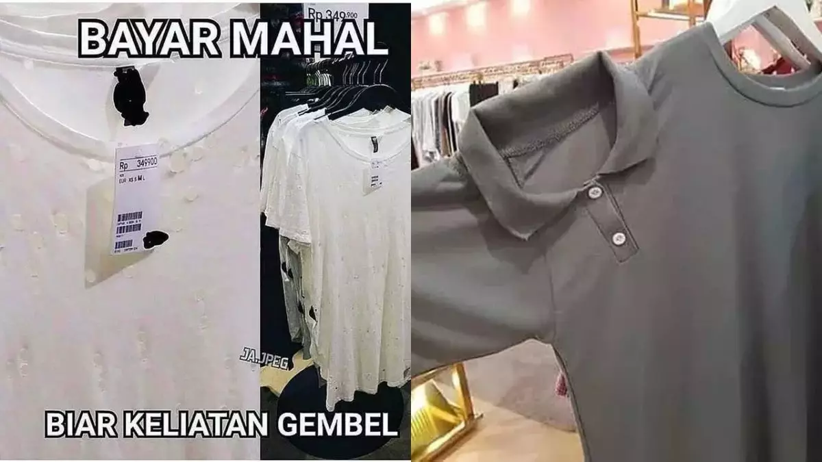 11 Desain baju paling nyeleneh yang pernah dijual, dari lucu banget sampai bikin geleng kepala