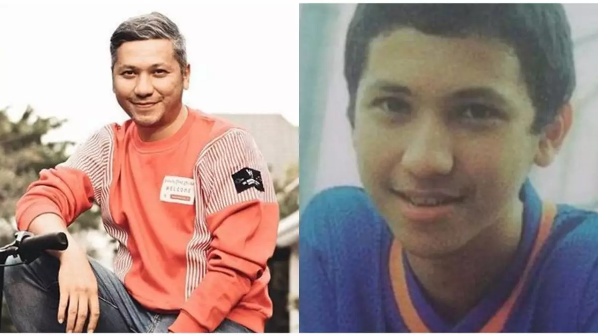 Rambut belah tengah andalan saat SMA, begini 7 foto lawas Gading Marten