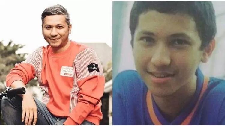 Rambut belah tengah andalan saat SMA, begini 7 foto lawas Gading Marten