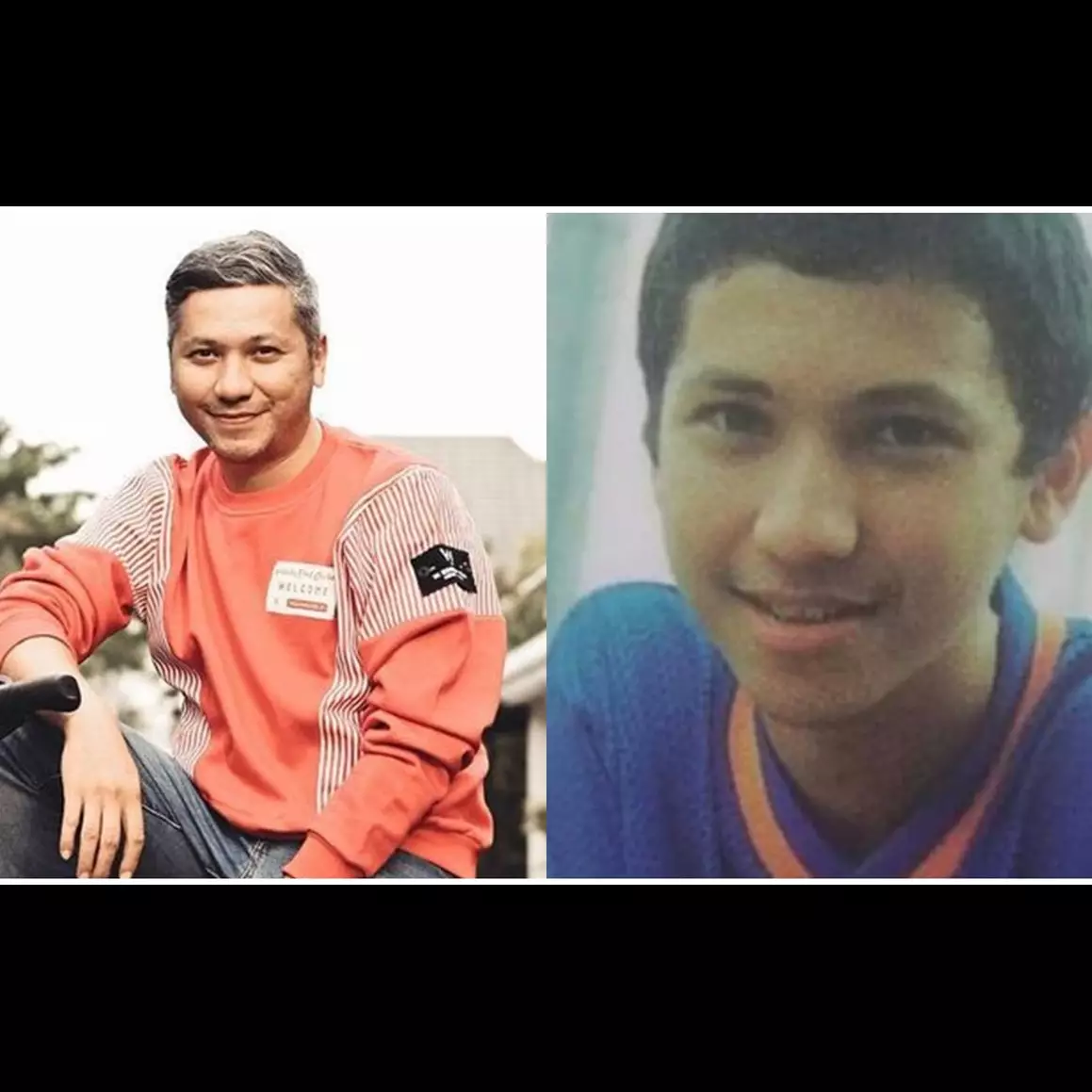 Rambut belah tengah andalan saat SMA, begini 7 foto lawas Gading Marten