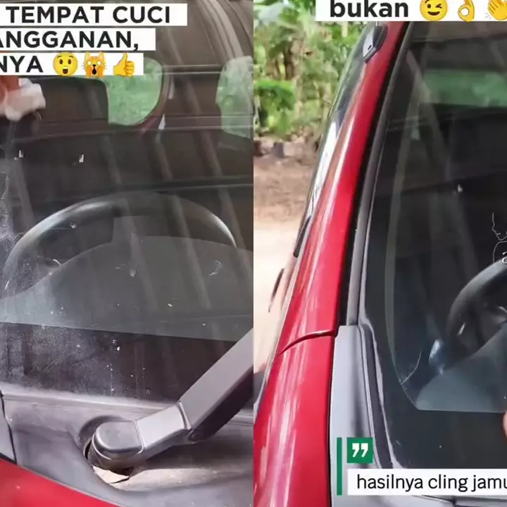 Tak perlu pembersih khusus, ini trik mengatasi noda jamur di kaca mobil cuma bermodal 1 bahan dapur