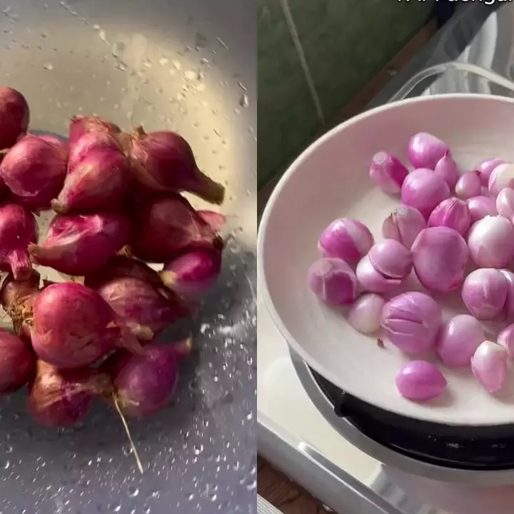 Cara cepat kupas bawang merah biar kulitnya nggak menempel, bikin lebih sat-set dan hemat tenaga