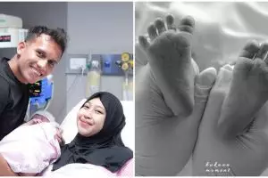 9 Potret Adiba Khanza melahirkan anak pertama, Ummi Pipik bahagia sambut cucu perempuan