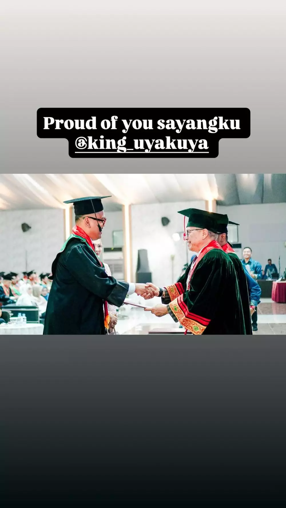 Uya Kuya wisuda S2 di Unissula Semarang © Instagram Uya Kuya wisuda S2 di Unissula Semarang © Instagram