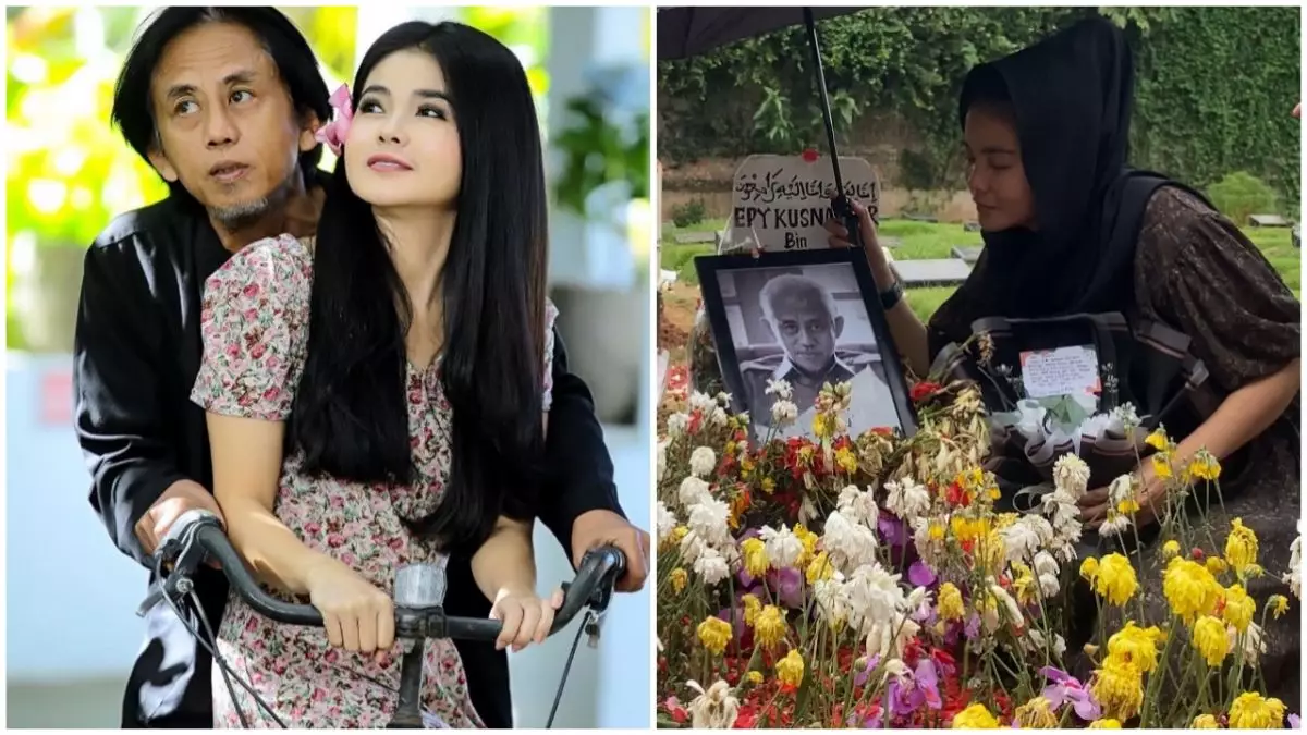 Karina Ranau bantah tak turuti wasiat pemakaman Epy Kusnandar di Garut, sebut ucapan suami cuma akting