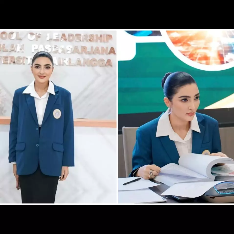 Tetap berjuang meski berat, 9 potret Ashanty jalani uji kelayakan disertasi menuju gelar doktor