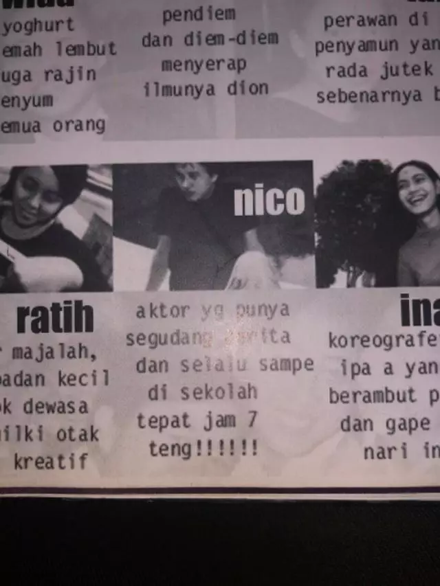 potret lawas seleb di buku tahunan © berbagai sumber potret lawas seleb di buku tahunan © berbagai sumber