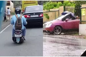 11 potret pengendara motor ini bikin geleng kepala, hobi nyusahin diri sendiri tapi lucunya kebangetan