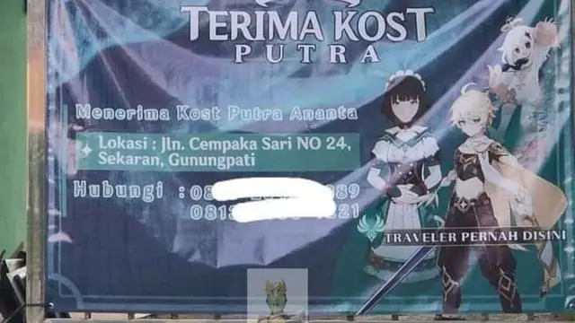 spanduk dagang anime © berbagai sumber spanduk dagang anime © berbagai sumber