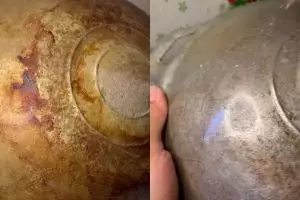 Tak perlu pakai sitrun, ini cara bersihkan pantat panci berkerak dan menguning cuma dalam 3 langkah